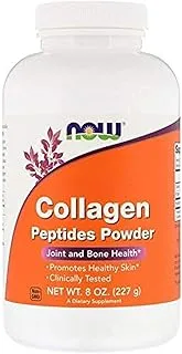 Now Foods Collagen Peptides 8 Oz (227g).