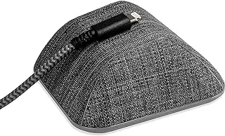 Smartish Magnetic Cable Manager - Cable Wrangler Magnet Base Cord Organizer for Your Nightstand (Silk) - No. 2 Pencil Gray SLK-MB-GRAY