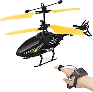 CARTYRA Rc Helicopter | Gesture Control Helicopter | Indoor,Outdoor Flying Helicopter with Hand Induction Watch Toy for Kids