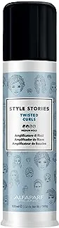 منتج تصفيف الشعر Alfaparf Milano Style Stories Twisted Curls، كريم تجعيد متوسط ​​التثبيت - جودة صالونات التجميل الاحترافية - بدون بقايا - يضخم الشعر المجعد - 3.52 أونصة.