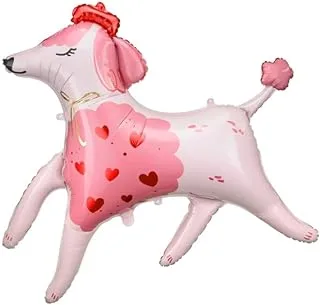 Foil balloon Poodle, 119x108 cm, mix