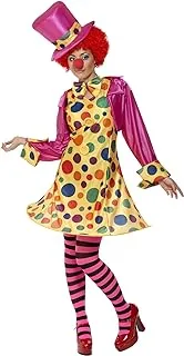 Smiffy's Clown Lady Costume, Multi-Colour, Small, 32882S