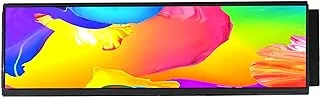 شاشة VSDISPLAY مقاس 12.6 بوصة IPS LCD مقاس 1920 × 515 مع مجموعة كابل Mini HD-MI إلى HD-MI، مناسبة لشاشة حافظة الكمبيوتر الشخصي Y60