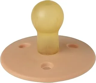 Mininor - Round Pacifier Latex 0M - Golden Sand