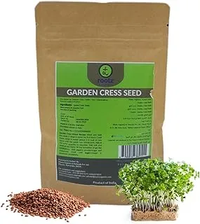 Dhatu By Rootz Organics Garden Cress Seeds | Aliv Seeds | Halim Seeds | Nutrient-Rich Superfood for Salads, Smoothies & Soups | 100g