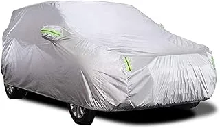 COOLBABY Car Cover Full Covers with Reflective Strip Sunscreen Protection Dustproof UV Scratch-Resistant for 4X4/SUV Business Car