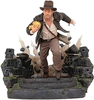 DIAMOND SELECT TOYS Indiana Jones and The Raiders of The Lost Ark: Escape with Idol Deluxe Gallery Statue