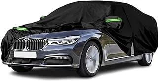 LTDNB أغطية سيارة مقاومة للماء متوافقة مع 2010-2023 BMW 7 Series 730i 740i 750i 760i، غطاء سيارة مناسب لجميع الأحوال الجوية مع باب بسحاب لحماية المطر والثلوج والأشعة فوق البنفسجية ضد الرياح