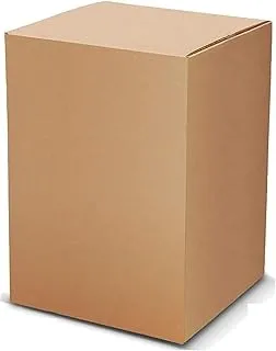 5 PACK Large 5 PLY Double Wall Corrugated Cardboard Moving Boxes with 40 KG capacity, 45 x 45 x 70 cm Brown Carton for Packaging, Shipping and Storage Packing Paper+ Fragile Stickers Included