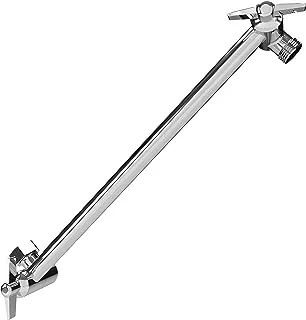 SparkPod 11” Solid Brass Adjustable Shower Arm Extension with Universal Connection to all Shower Heads. Easy to Install, Anti-Leakage with Highly Polished Finish (11