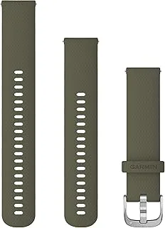 Garmin Schnellwechsel-Armband 20mm, passend für Venu, Venu 2Plus, Venu SQ/ SQ2, vivoactive 3/5, vivomove- Serie, Forerunner 55/245/ 645, Approach S40/ S42/ S12, D2 Air