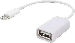 كابل محول USB أنثى OTG إلى محول 8 دبوس لأجهزة iPad