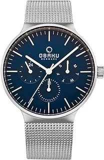 Obaku 43 MM, Gents Wrist Watch Chronograph, V229GMCLMC, STEEL