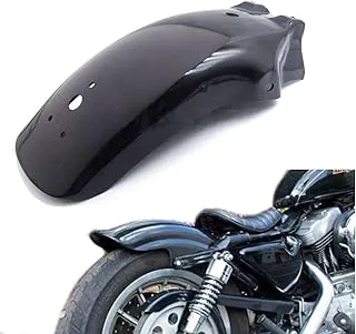 LisylineAuto Metal Motorcycle Rear Fender Mudguard Guard Wheel Cover For Harley Honda Suzuki Kawasaki Yamaha