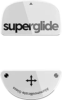 Superglide - Fastest and Smoothest Mouse Feet/Skates Made with Ultra Strong Flawless Glass Super Fast Smooth and Durable Sole for Vaxee XE