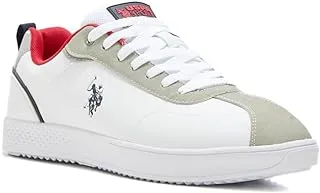 U.S. Polo Assn. Mens White 3W BASEL 3PR LifeStyle Sneakers Size 42