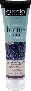 CUCCIO NATURALÉ NON-OILY, HYDRATING BUTTER & SCRUB LAVENDER & CHAMOMILE 113g (4 oz)