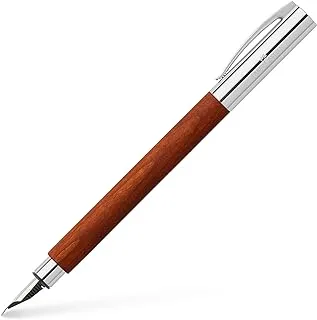 Faber-Castell Ambition pear wood fountain pen, M, reddish brown