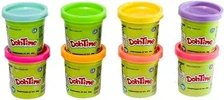 DohTime Dough Starter Pack of 8 Bright Rainbow Colors