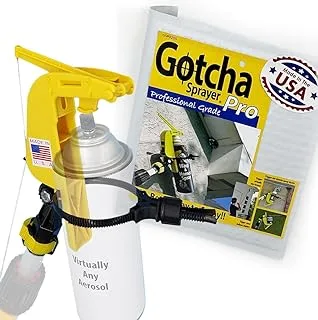 4Most Innovations GSP0205 Gotcha Sprayer Pro Aerosol Spray Can Extension Pole Adapter