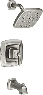 Moen 82922SRN Conway Posi-Temp Tub and Shower with Valve Included, Spot Resist Brushed Nickel