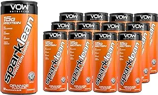 VOW NUTRITION SPARKLEAN PROTEIN DRINK 12X330ML-ORANGE