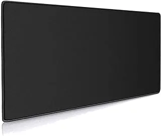 لوحة ماوس احترافية كبيرة الحجم مقاس XXL من Cmhoo وبساط ماوس لألعاب الكمبيوتر (35.4x15.7x0.12بوصة، 90x40 أسود)