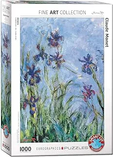 Eurographics 1000pcs - Irises by Monet (Detail)