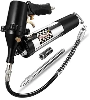 Bravex Air Operated Grease Gun 14oz Automatic Professional Continuous Cycle Pneumatic