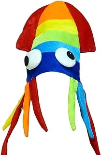 Funny Party Hats Squid Hat - Funny Fun and Crazy Hats in Many Styles