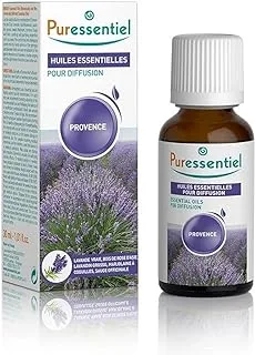 Puressentiel Essential Oils for Diffusion | Infused with Provence Blend| Enriched with True Lavender, Asia Rosewood, Lavandin Grosso, Sweet Marjoram and Common Sage | 100% Natural Formula | 30ml