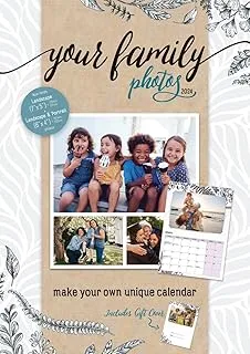 Your Family Photos A4 Calendar 2024