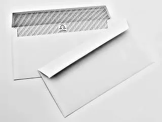 Libra Envelop (Plain White, 115 x225mm) Pack of 50