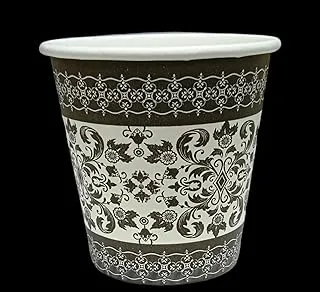 Alsaqer Paper Kahwa Cups 250-Pieces, 2.5 oz Capacity, Black