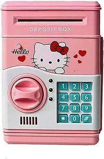 Malco6S3 Kid's Piggy Bank ATM Electronic Money Bank Saving Box for Money Safe Cash Coin