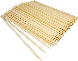 Natural Bamboo Skewers， Wooden Skewers,Skewer Sticks,kebab Sticks,Short Skewers,Wooden Kebab Skewers -Skewers for Fruit Kabobs,Appetizer, Chocolate Fountain, Cocktail More Food, (10-Inch(100pcs))