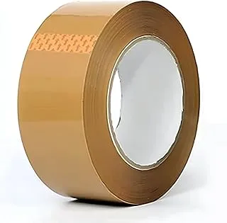 HEXAR Heavy Duty Packing Tape, 45 MM x 183 Meters (200 Yards) Packaging Tape for Sealing Parcel Boxes Office Home School Use Strong Adhesive Tape Super Secure Sticky Seal (183M ROLL, BROWN, 1)