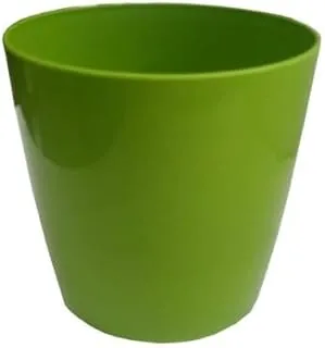 Dubai Garden Centre Plastic Plant Pot, 16 cm Size, Lime