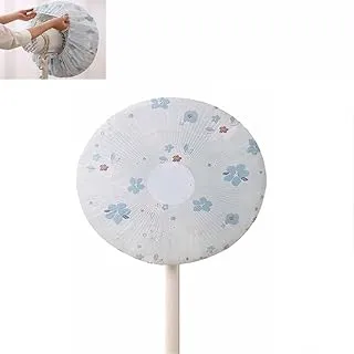 Fan Cover, Waterproof Dustproof Fan Cover Washable, Fan Round Dust-Proof Sleeve Protective Cover for Household Pedestal Fan Floor Fan Stand Fan Decoration-Assorted color