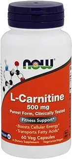 Now Sports, L-Carnitine 500mg 60 Veg Capsules