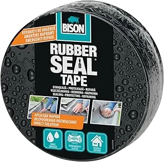 Bison Rubber Seal® Tape Roll 7,5 cm x 5 m for emergency quick efficient temporary repair, waterproofing and sealing