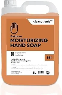 Cleany Genie Moisturizing Fragrance Hand Soap/Hand Wash Liquid - Bakhoor Fragrance, 5 Liter