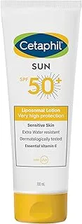 Cetaphil Sun Liposomal Lotion SPF 50+, Moisturizer sunscreen Face & Body Moisturizer for Sensitive Skin, Very High Protection and Water Resistent, Unscented 100 ml