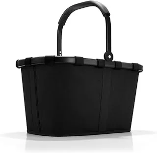 reisenthel carrybag frame black/black - Sturdy shopping basket with plenty of storage space and practical inner pocket - water-repellent