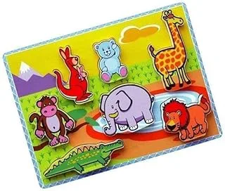 Jungle Animal Chunky Wood Puzzle