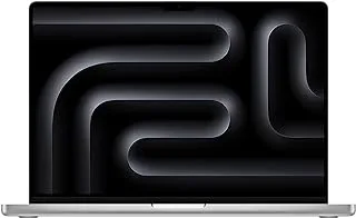 Apple 2023 MacBook Pro (16 بوصة، شريحة Apple M3 Pro مع وحدة معالجة مركزية 12 نواة ووحدة معالجة رسومات 18 نواة، ذاكرة موحدة 36 جيجابايت، 512 جيجابايت) - فضي؛ إنجليزي