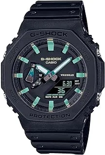 Casio G-Shock Watch - GA-2100RC-1ADR Black Dial, Black Band