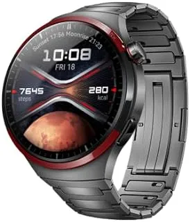 HUAWEI Watch 4 Pro Space Edition smartwatch, Spherical Sapphire Glass, Health at a Glance, eSIM Cellular calling, Fresh-new Activity Rings, Compatible with Andriod & iOS, Space Grey