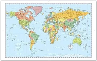 Rand McNally Signature Edition World Wall Map: Folded