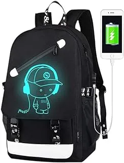 FLYMEI Bookbags for boys, Anime Backpack for School